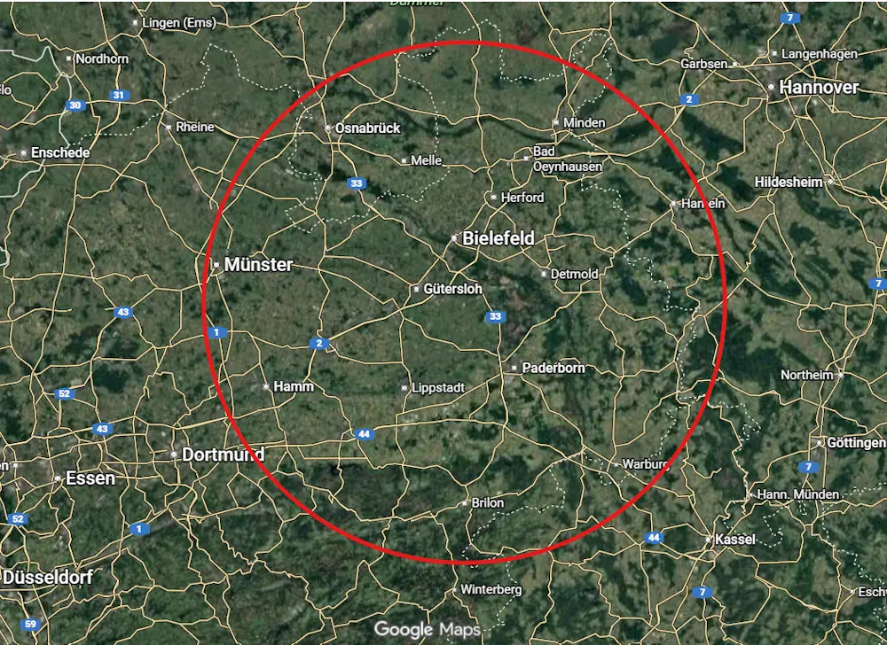 lp-owl-service-area Servicegebiet für Poolinstallationen von Leisure Pools OWL